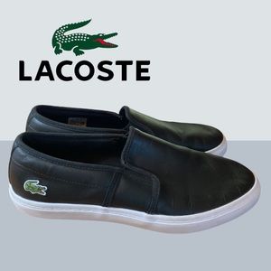 Lacoste Women's Black Gavon Ortholite Loafers 8